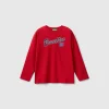 Long sleeve 100% organic cotton t-shirt