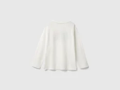 Long sleeve 100% organic cotton t-shirt