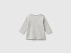 Long sleeve 100% organic cotton t-shirt