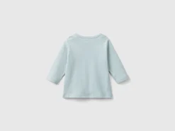 Long sleeve 100% organic cotton t-shirt