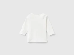 Long sleeve 100% organic cotton t-shirt