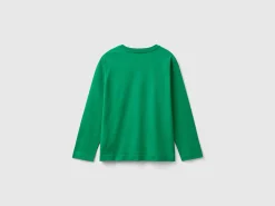 Long sleeve 100% organic cotton t-shirt