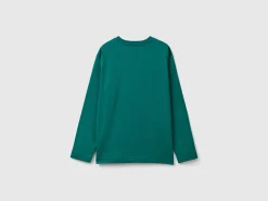 Long sleeve 100% organic cotton t-shirt