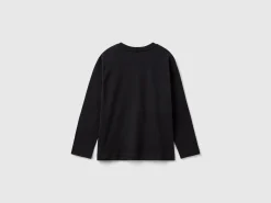 Long sleeve 100% organic cotton t-shirt