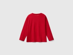 Long sleeve 100% organic cotton t-shirt