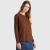 Long sleeve light cotton t-shirt
