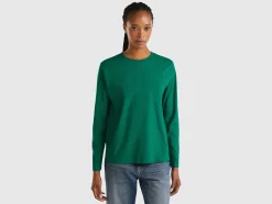 Long sleeve light cotton t-shirt