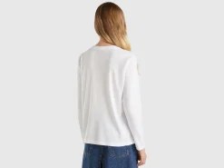 Long sleeve light cotton t-shirt