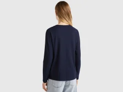 Long sleeve light cotton t-shirt