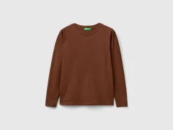 Long sleeve light cotton t-shirt