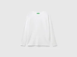 Long sleeve light cotton t-shirt