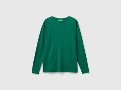Long sleeve light cotton t-shirt