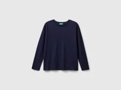 Long sleeve light cotton t-shirt