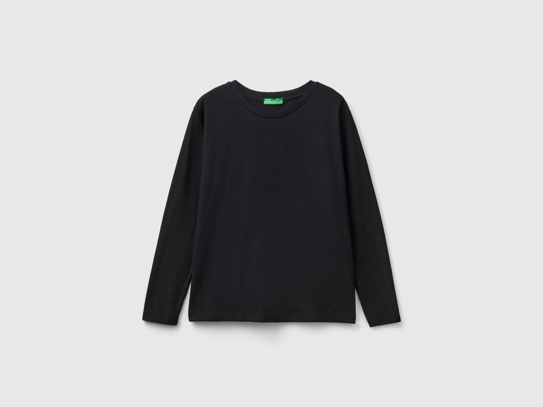 Long sleeve light cotton t-shirt