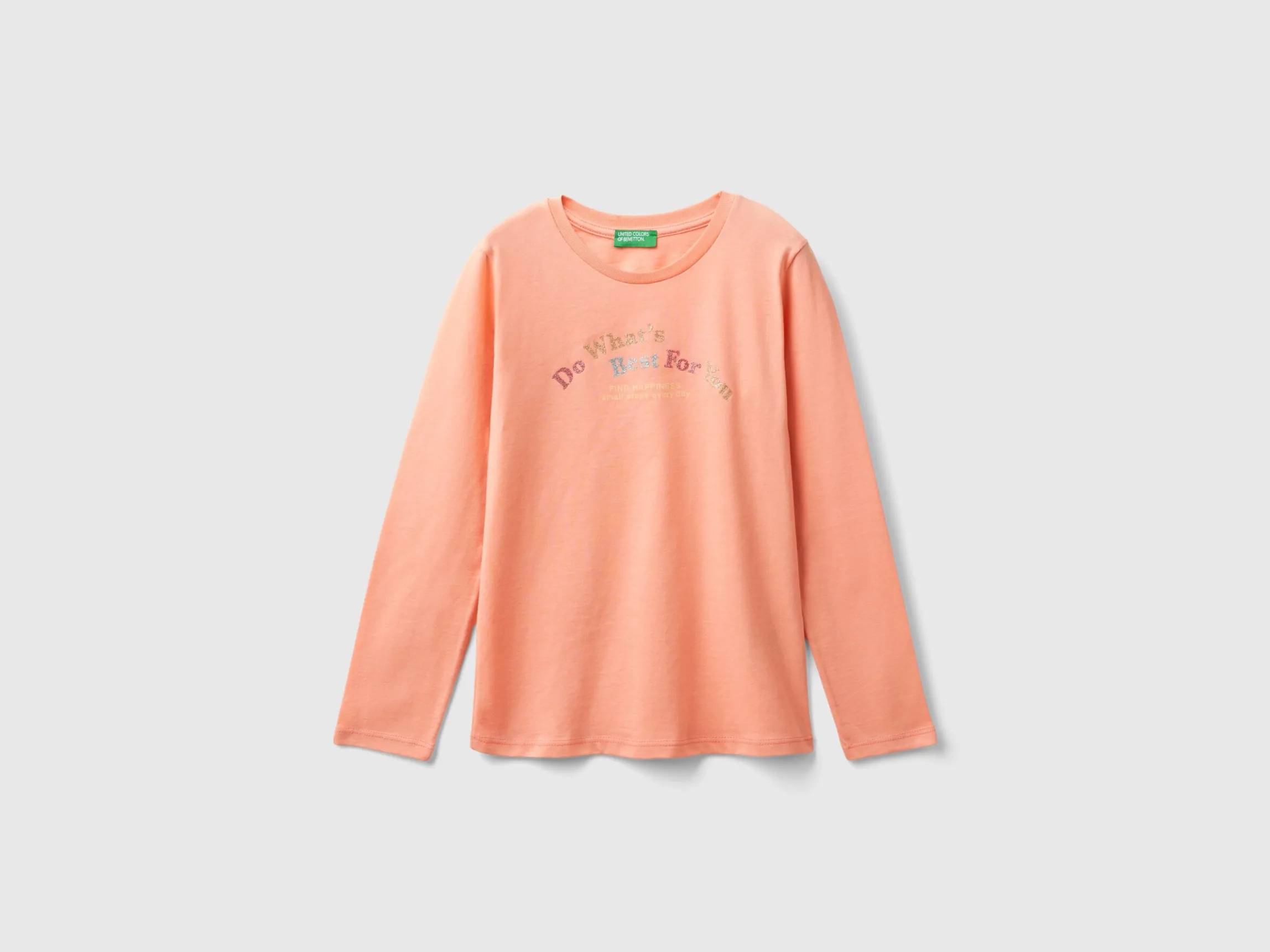 Long sleeve organic cotton t-shirt