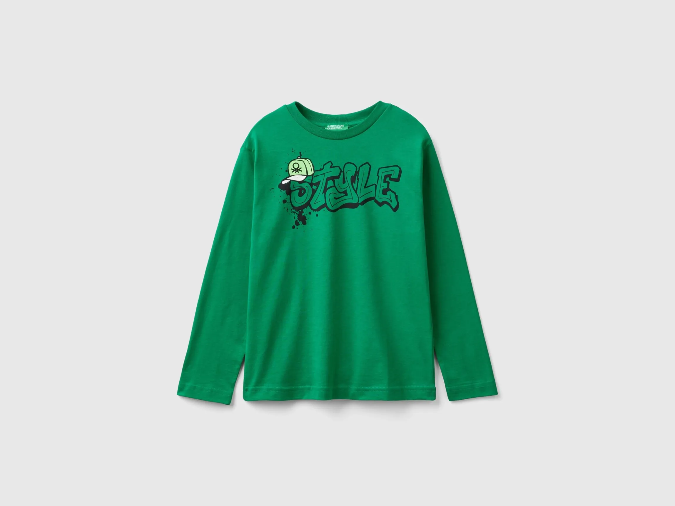 Long sleeve organic cotton t-shirt