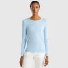 Long sleeve pure cotton t-shirt