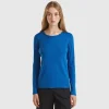 Long sleeve pure cotton t-shirt