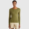 Long sleeve pure cotton t-shirt