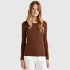 Long sleeve pure cotton t-shirt