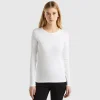 Long sleeve pure cotton t-shirt