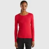 Long sleeve pure cotton t-shirt