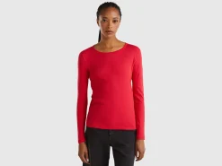 Long sleeve pure cotton t-shirt