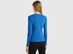 Long sleeve pure cotton t-shirt