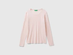Long sleeve pure cotton t-shirt