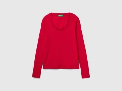 Long sleeve pure cotton t-shirt