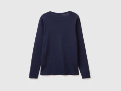 Long sleeve pure cotton t-shirt