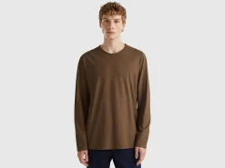 Long sleeve t-shirt in 100% cotton