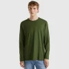 Long sleeve t-shirt in 100% cotton