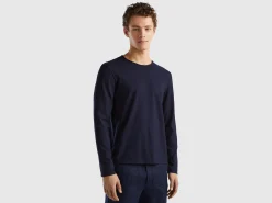 Long sleeve t-shirt in 100% cotton