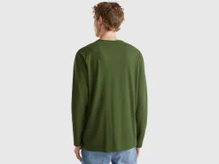 Long sleeve t-shirt in 100% cotton
