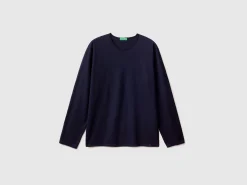 Long sleeve t-shirt in 100% cotton