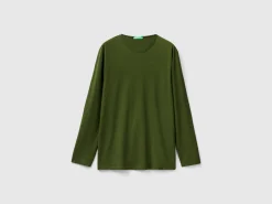Long sleeve t-shirt in 100% cotton