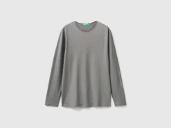 Long sleeve t-shirt in 100% cotton