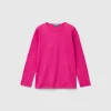 Long sleeve t-shirt in organic cotton