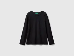 Long sleeve t-shirt in organic cotton