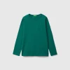 Long sleeve t-shirt in organic cotton