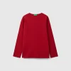 Long sleeve t-shirt in organic cotton