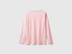Long sleeve t-shirt in organic cotton