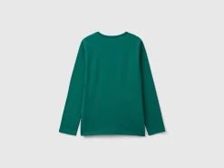 Long sleeve t-shirt in organic cotton