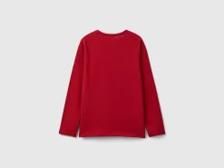 Long sleeve t-shirt in organic cotton