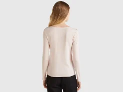 Long sleeve t-shirt in pure cotton