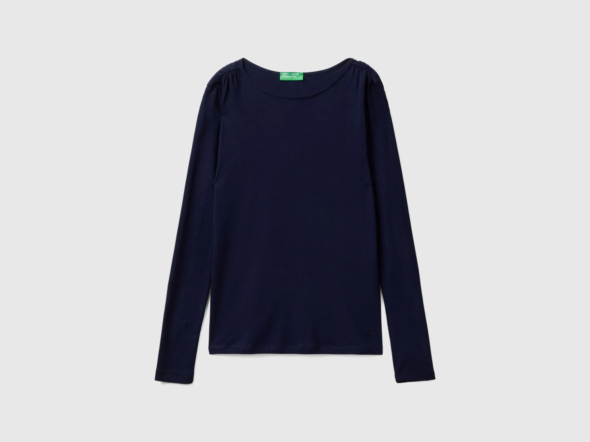 Long sleeve t-shirt in pure cotton