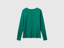 Long sleeve t-shirt in pure cotton