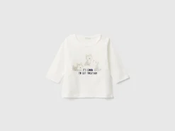 Long sleeve t-shirt in warm organic cotton