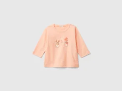 Long sleeve t-shirt in warm organic cotton